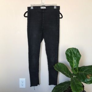 Free People Easy Goes It Jeggings Black